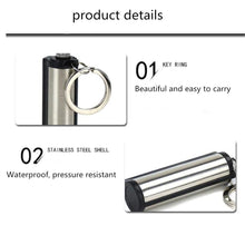 Load image into Gallery viewer, 1/2/3pcs Steel Fire Starter Flint Outdoor Survival Tools Camping Instant Emergency Gear Tool Match Lighter Keychain Outdoor