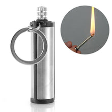 Load image into Gallery viewer, 1/2/3pcs Steel Fire Starter Flint Outdoor Survival Tools Camping Instant Emergency Gear Tool Match Lighter Keychain Outdoor