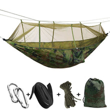 Load image into Gallery viewer, 1-2 Person Portable Outdoor Camping Hammock with Mosquito Net