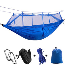 Load image into Gallery viewer, 1-2 Person Portable Outdoor Camping Hammock with Mosquito Net