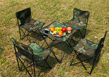 Load image into Gallery viewer, Outdoor Camping Portable Folding Table and Chair Set
