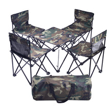 Load image into Gallery viewer, Outdoor Camping Portable Folding Table and Chair Set
