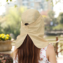 Load image into Gallery viewer, Full face cover Sun Hat
