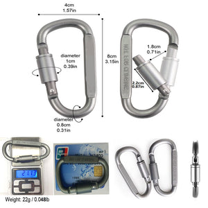 Aluminum Outdoor Buckle keychain