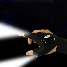 Load image into Gallery viewer, Fingerless Glove LED Flashlight Torch
