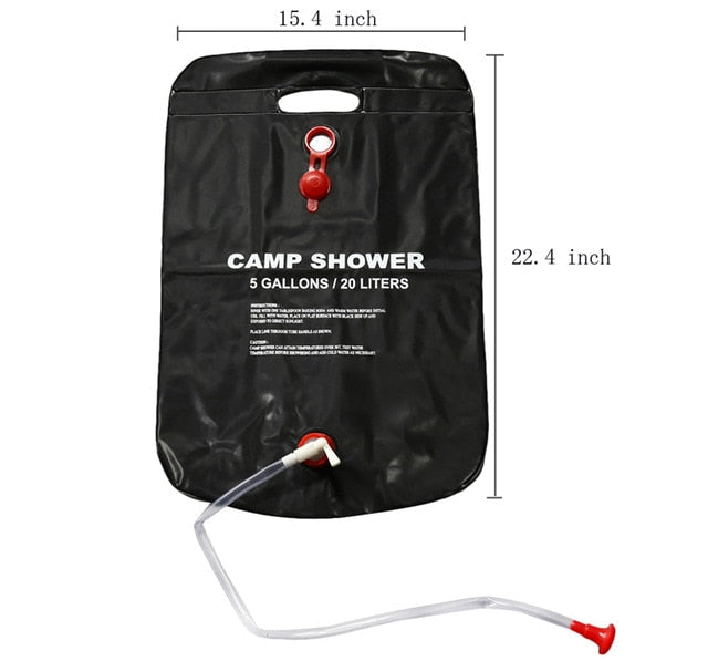 Solar Heated Shower Bathing Bag