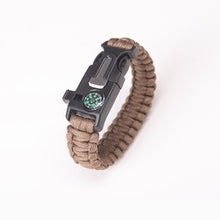 Load image into Gallery viewer, Safety Survival Paracord Whistle Bracelet
