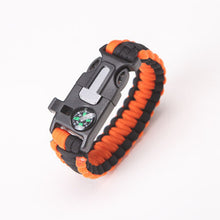 Load image into Gallery viewer, Safety Survival Paracord Whistle Bracelet
