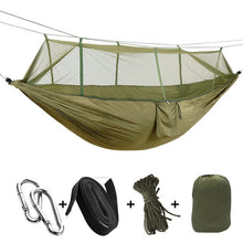 Load image into Gallery viewer, 1-2 Person Portable Outdoor Camping Hammock with Mosquito Net
