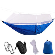 Load image into Gallery viewer, 1-2 Person Portable Outdoor Camping Hammock with Mosquito Net
