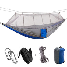 Load image into Gallery viewer, 1-2 Person Portable Outdoor Camping Hammock with Mosquito Net
